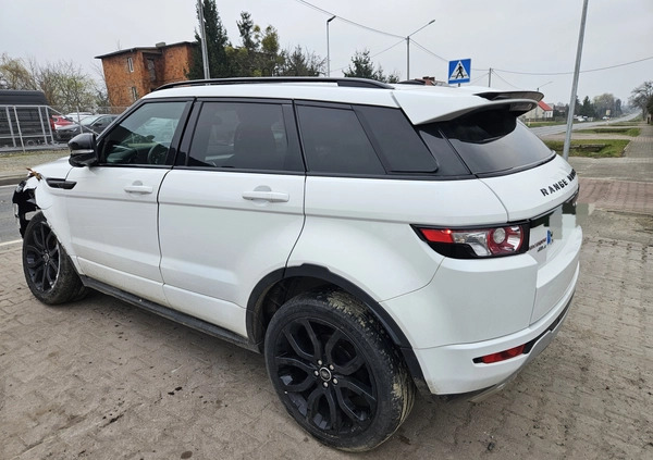 Land Rover Range Rover Evoque cena 34700 przebieg: 226000, rok produkcji 2013 z Polkowice małe 254